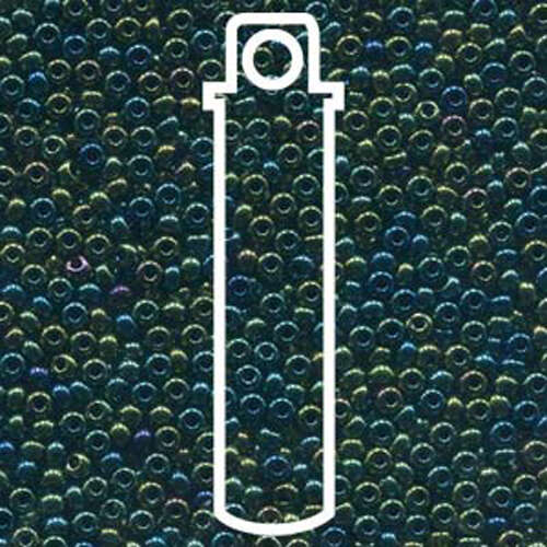 Preciosa 8/0 Rocaille Seed Beads - SB8-59155 - Green Iris - 22gm Tube