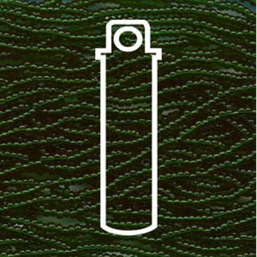 Preciosa 11/0 Rocaille Seed Beads - SB11-50060 - Transparent Green - 24gm Tube