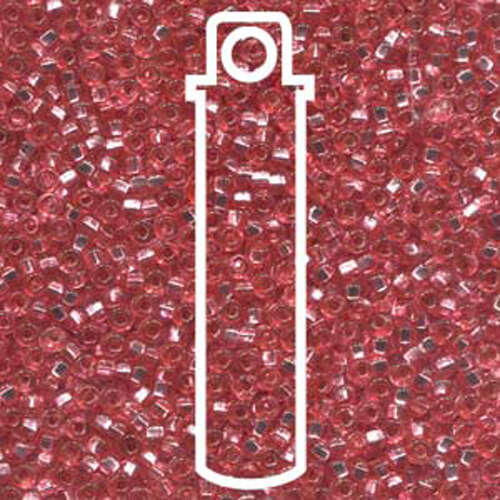 Preciosa 6/0 Rocaille Seed Beads - SB6-78191 - Silver Lined Light Pink Sol Gel - 20gm Tube