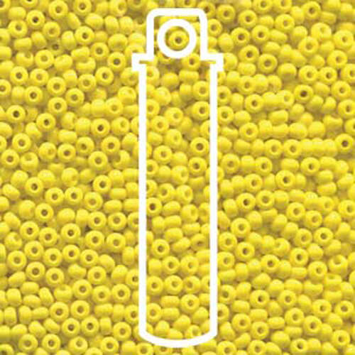 Preciosa 6/0 Rocaille Seed Beads - SB6-83110 - Opaque Yellow - 20gm Tube