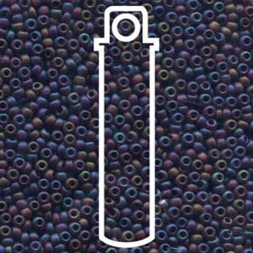 Preciosa 6/0 Rocaille Seed Beads - SB6-91120M - Matt Garnet AB - 20gm Tube