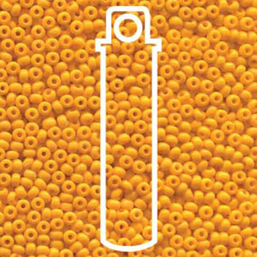 Preciosa 6/0 Rocaille Seed Beads - SB6-93110 - Light Orange - 20gm Tube