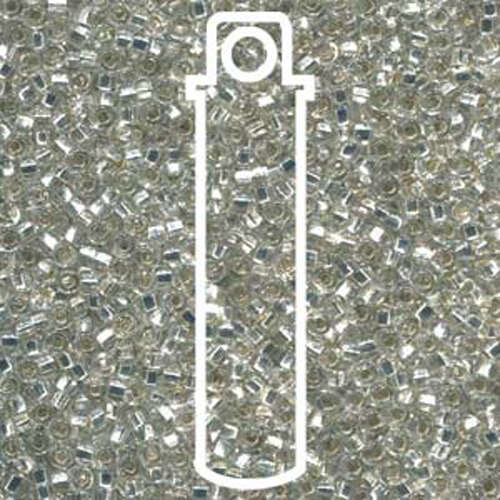 Preciosa 8/0 Rocaille Seed Beads - SB8-78102 - Silver Lined Crystal - 22gm Tube