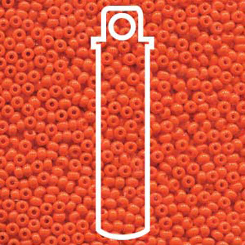 Preciosa 6/0 Rocaille Seed Beads - SB6-93140 - Orange - 20gm Tube