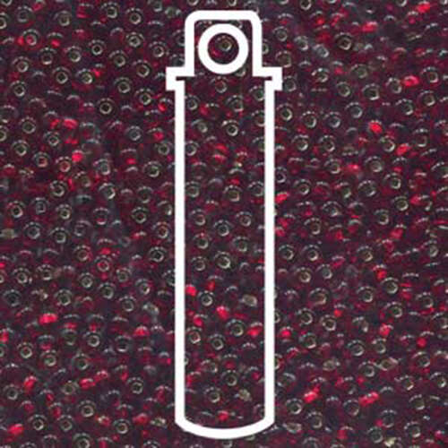 Preciosa 6/0 Rocaille Seed Beads - SB6-97120 - Silver Lined Garnet - 20gm Tube