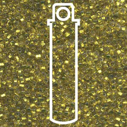 Preciosa 8/0 Rocaille Seed Beads - SB8-87010 - Silver Lined Yellow - 22gm Tube