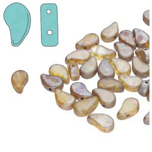 Paisley Duo 8mm x 5mm - Crystal Matte Rembrandt - PD8500030-83500 - 100gm Bag