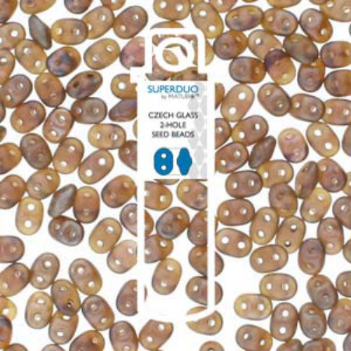 Super Duo 2.5mm x 5mm - DU0520060-83500 - Matte Amethyst Rembrandt - 22.5gm Tube