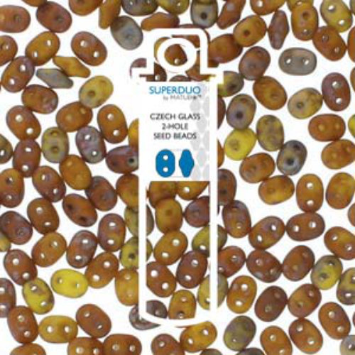 Super Duo 2.5mm x 5mm - DU0583120-83500 - Matte Lemon Rembrandt - 22.5gm Tube
