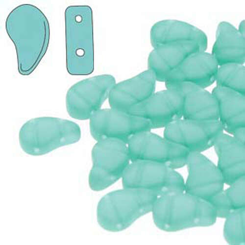 Paisley Duo 8mm x 5mm - Matte Emerald - PD8550720-84110 - 100gm Bag