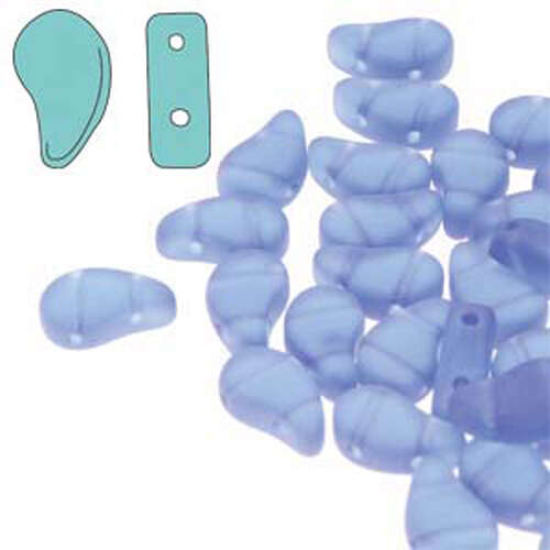 Paisley Duo 8mm x 5mm - Sapphire Matt - PD8530060-84110 - 100gm Bag