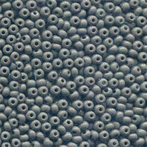Preciosa 6/0 Rocaille Seed Beads - SB6-43020 - Opaque Grey - 250gm Bag