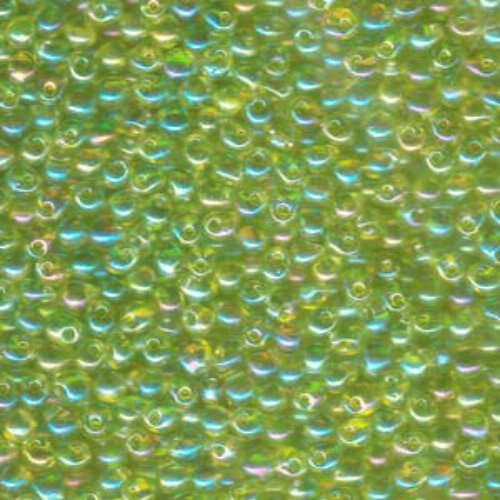 Miyuki 3.4mm Drop Bead - DP-9258 - Transparent Chartreuse AB - 250gm Bag
