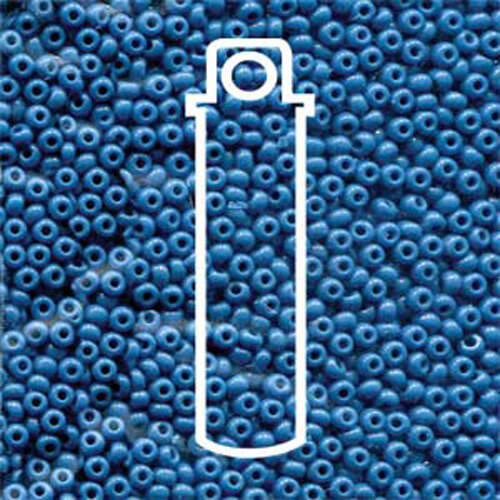 Preciosa 6/0 Rocaille Seed Beads - SB6-33220 - Opaque Denim Blue - 20gm Tube