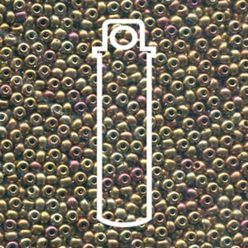Preciosa 8/0 Rocaille Seed Beads - SB8-01610 - Golden Rainbow - 22gm Tube