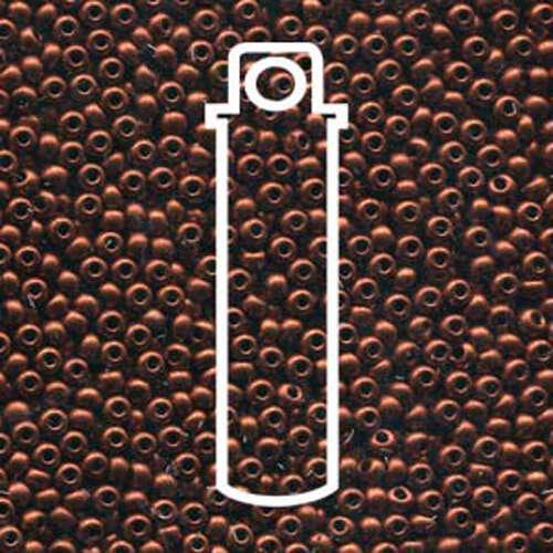 Preciosa 8/0 Rocaille Seed Beads - SB8-01750 - Bronze Fire Red - 22gm Tube