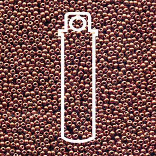 Preciosa 11/0 Rocaille Seed Beads - SB11-01750 - Bronze Fire Red - 24gm Tube