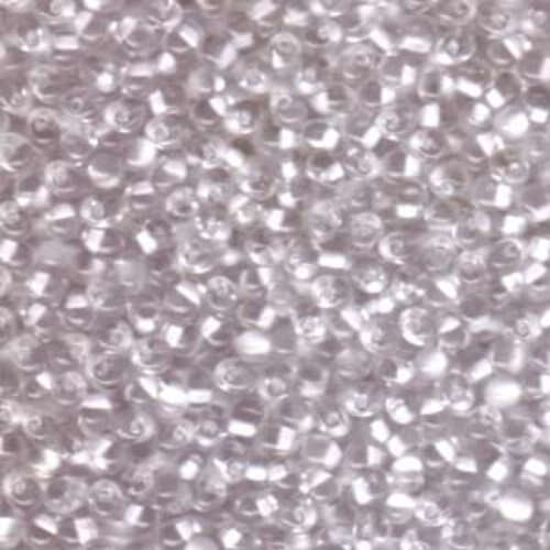Miyuki 3.4mm Drop Bead - DP-9F22 - White Lined Crystal - 250gm Bag