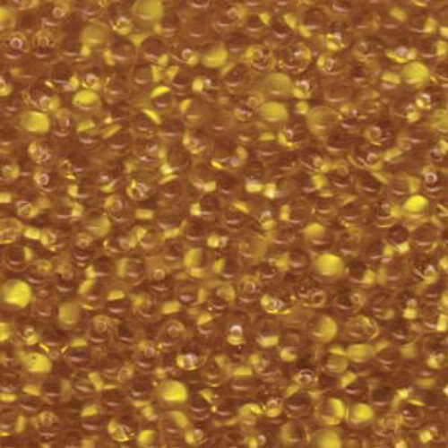 Miyuki 3.4mm Drop Bead - DP-9F26 - Apricot Lined Yellow - 250gm Bag
