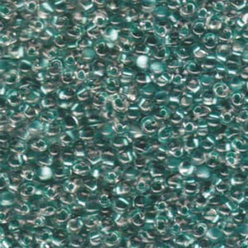 Miyuki 3.4mm Drop Bead - DP-9F38 - Sparkling Aqua Green Lined Crystal - 250gm Bag