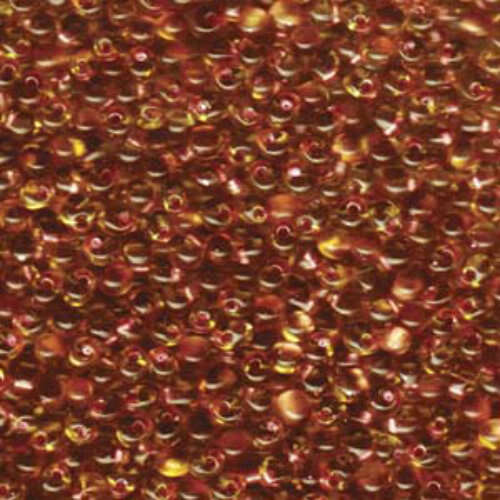Miyuki 3.4mm Drop Bead - DP-9F41 - Sparkling Rose Lined Light Topaz - 250gm Bag