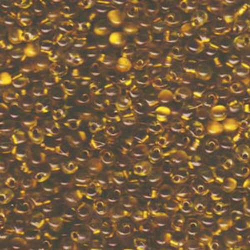 Miyuki 3.4mm Drop Bead - DP-9F43 - Sparkling Metallic Gold Lined Yellow - 250gm Bag