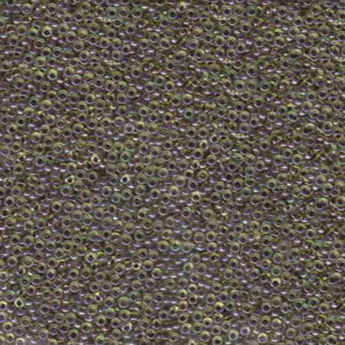 Miyuki 15/0 Rocaille Bead - 15-9348 - Cranberry Lined Topaz AB - 250gm Bag
