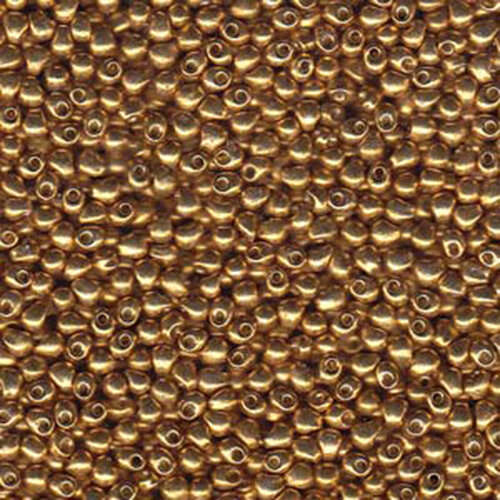 Miyuki 3.4mm Drop Bead - DP-94202 - Duracoat Galvanized Gold - 250gm Bag