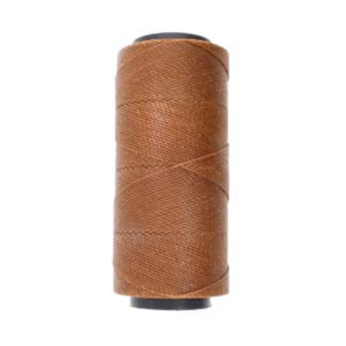Brazilian 2 Ply Waxed Polyester Cord - PLY04-COF - Coffee - 144 Metre  Spool