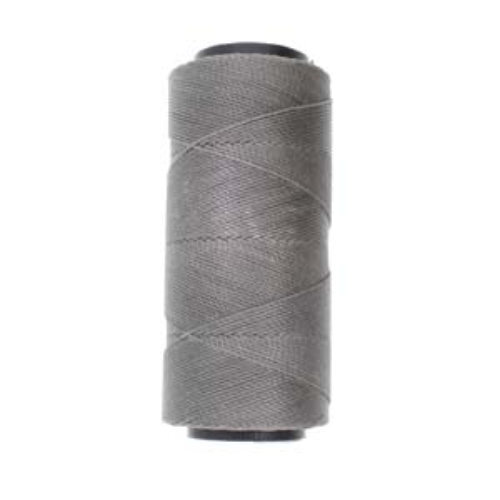 Brazilian 2 Ply Waxed Polyester Cord - PLY04-DGY - Dark Grey - 144 Metre  Spool