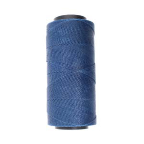 Brazilian 2 Ply Waxed Polyester Cord - PLY04-DOC - Deep Ocean - 144 Metre  Spool