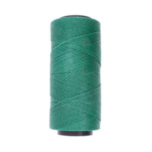 Brazilian 2 Ply Waxed Polyester Cord - PLY04-EVG - Evergreen - 144 Metre  Spool