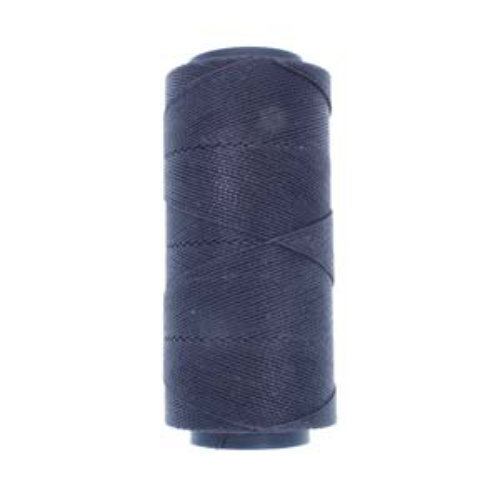 Brazilian 2 Ply Waxed Polyester Cord - PLY04-NAV - Navy - 144 Metre  Spool