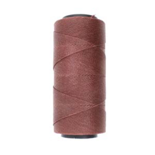 Brazilian 2 Ply Waxed Polyester Cord - PLY04-PEC - Pecan - 144 Metre  Spool