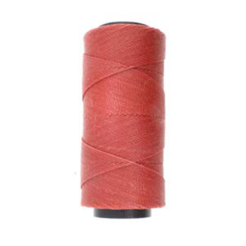 Brazilian 2 Ply Waxed Polyester Cord - PLY04-TER - Terracotta - 144 Metre  Spool