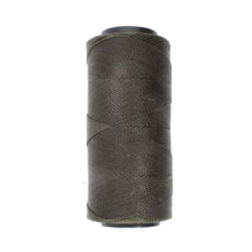 Brazilian 2 Ply Waxed Polyester Cord - PLY04-WAL - Walnut - 144 Metre  Spool