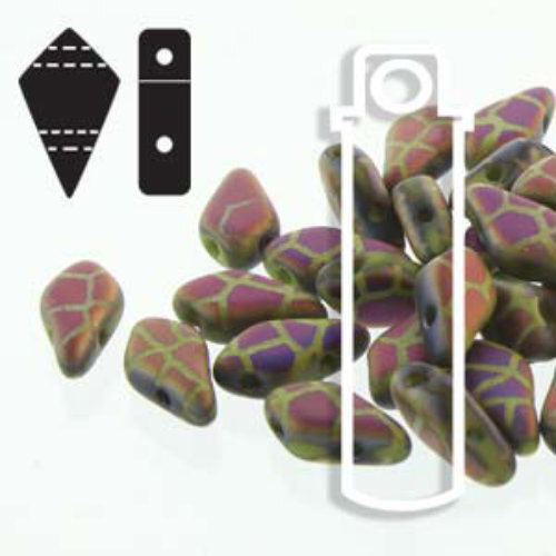 Kite 9mm x 5mm - KT9553410-29573CR - Matte Wasabi Laser Cracked - 24gm Tube