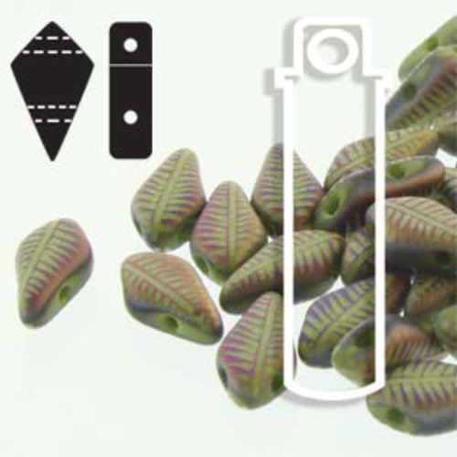 Kite 9mm x 5mm - KT9553410-29573F - Matte Wasabi Laser Feather - 24gm Tube