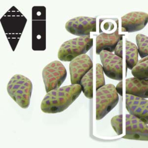 Kite 9mm x 5mm - KT9553410-29573SS - Matte Wasabi Laser Snakeskin - 24gm Tube