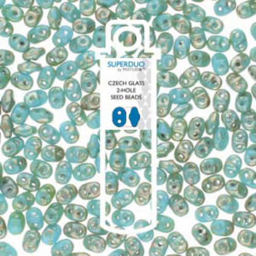 Super Duo 2.5mm x 5mm - DU0563030-43500 - Turquoise Blue Rembrandt - 22.5gm Tube