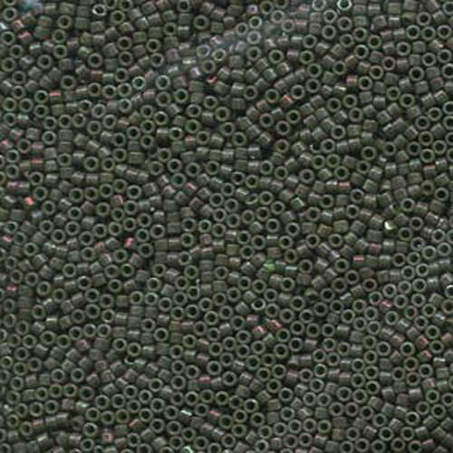 Miyuki 11/0 Delica Bead - DB131 - Opaque Dark Olive Luster - 100gm Bag