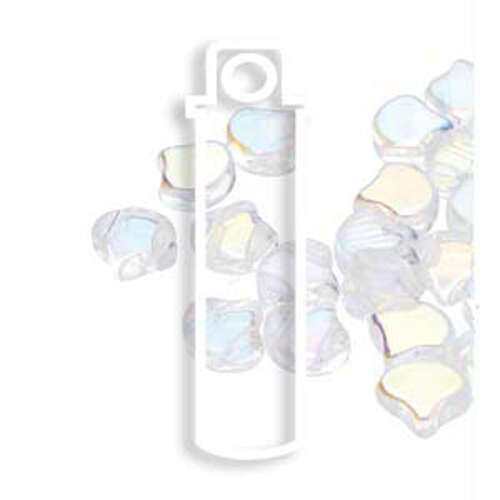 Ginko Leaf 7.5mm x 7.5mm - GNK8700030-28701 - Crystal AB - 22gm Tube