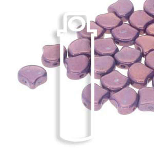 Ginko Leaf 7.5mm x 7.5mm - GNK8703000-15726 - Chalk Lila Vega Luster - 22gm Tube