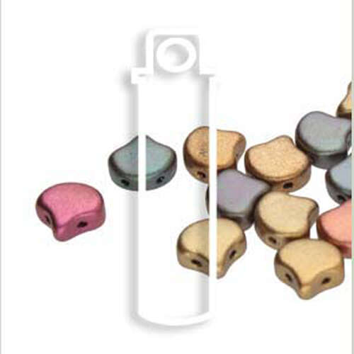 Ginko Leaf 7.5mm x 7.5mm - GNK8700030-01640 - Violet Rainbow - 22gm Tube