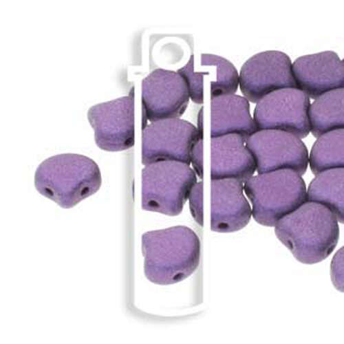 Ginko Leaf 7.5mm x 7.5mm - GNK8723980-79021 - Metallic Suede Purple - 22gm Tube