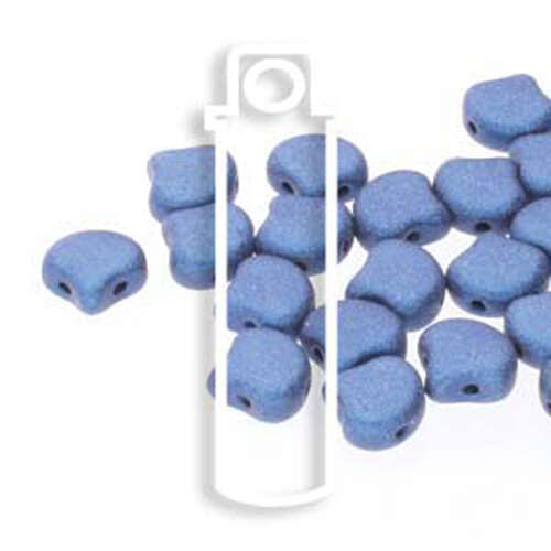 Ginko Leaf 7.5mm x 7.5mm - GNK8723980-79031 - Metallic Suede Blue - 22gm Tube
