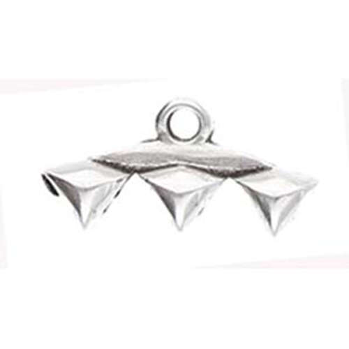 Vani III - Gem Duo Bead Ending - Antique Silver  CYM-GD-012322-SP