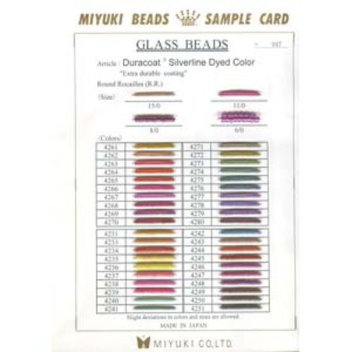 Miyuki Card Duracoat Lma Silverline #947 - MIYCARD_947