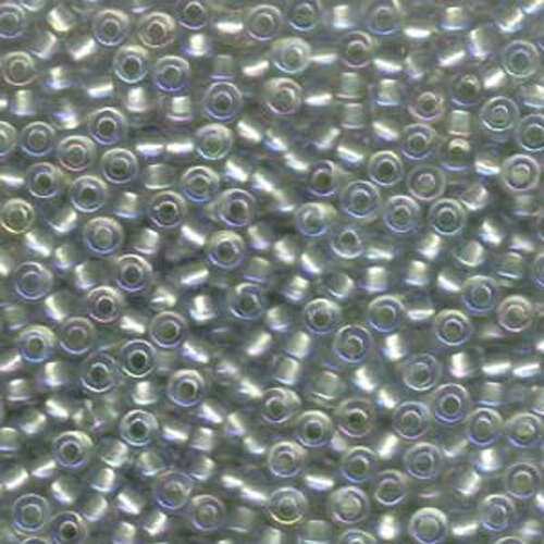 Miyuki 6/0 Rocaille Bead - 6-92604 - Pale Lime Lined Crystal - 250gm Bag