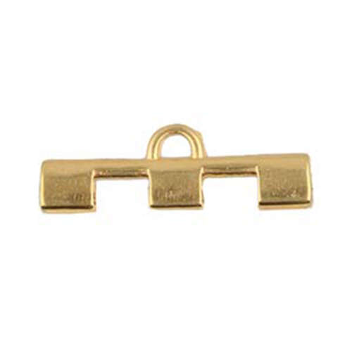 Soros III - Tila Bead Bead Ending - 24K Gold  CYM-TL-012509-GP